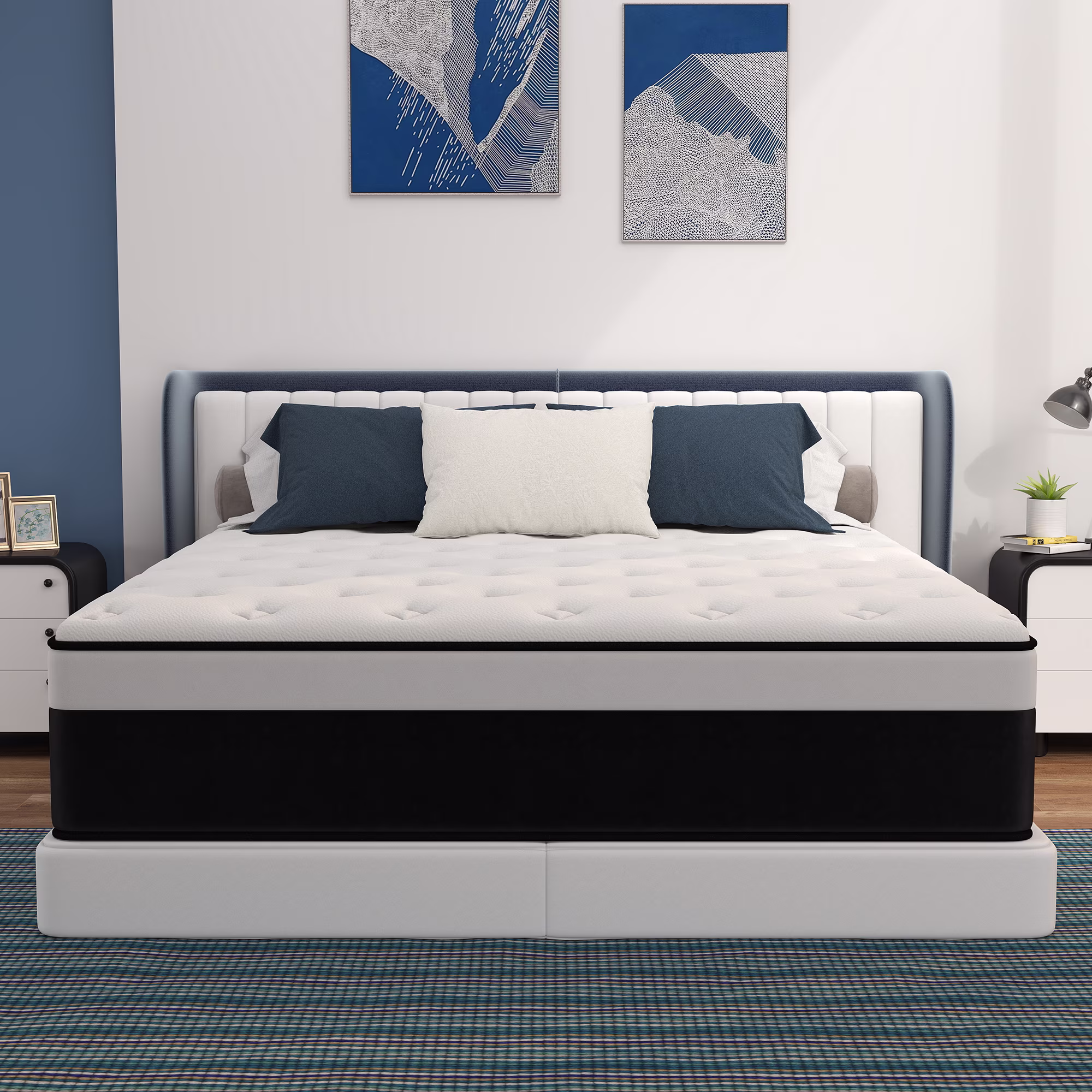 Gel Infused Mattress - Super King 14 inch Firm Support
