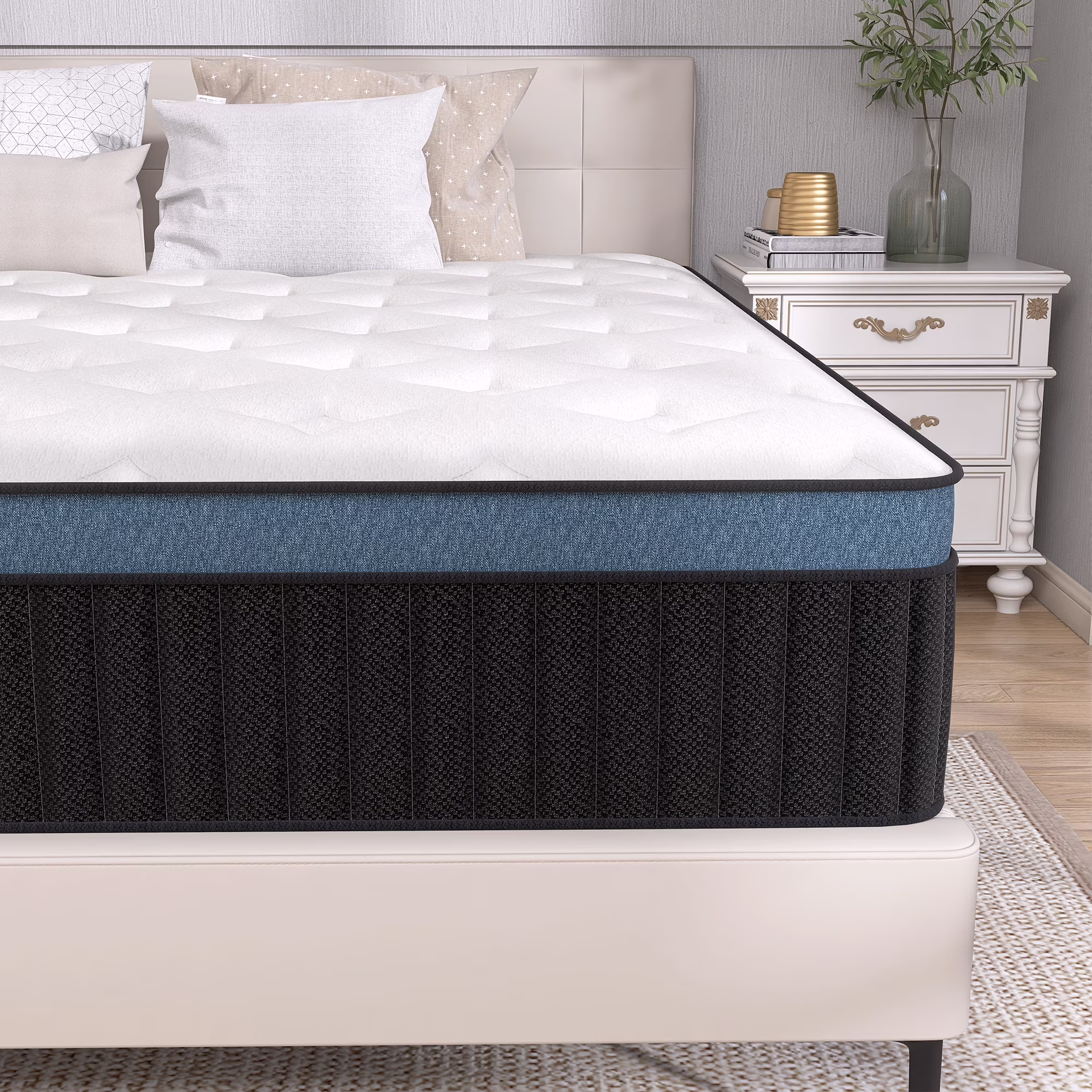 Gel Infused Mattress - Super King 14 inch Hypoallergenic