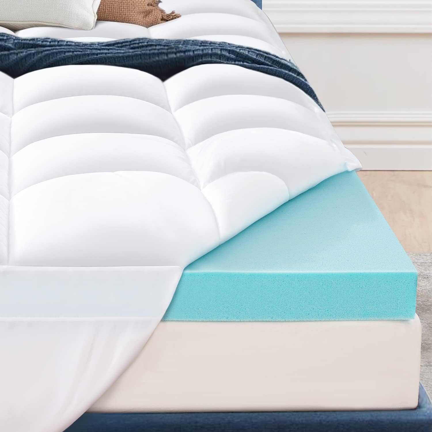 Gel Infused Mattress - Super King 6 inch Medium Firm