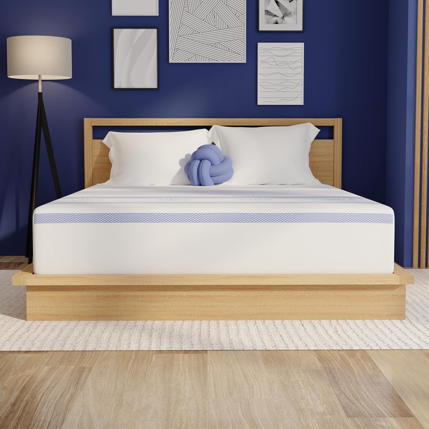 Gel Infused Mattress - Twin XL 12 inch Hypoallergenic