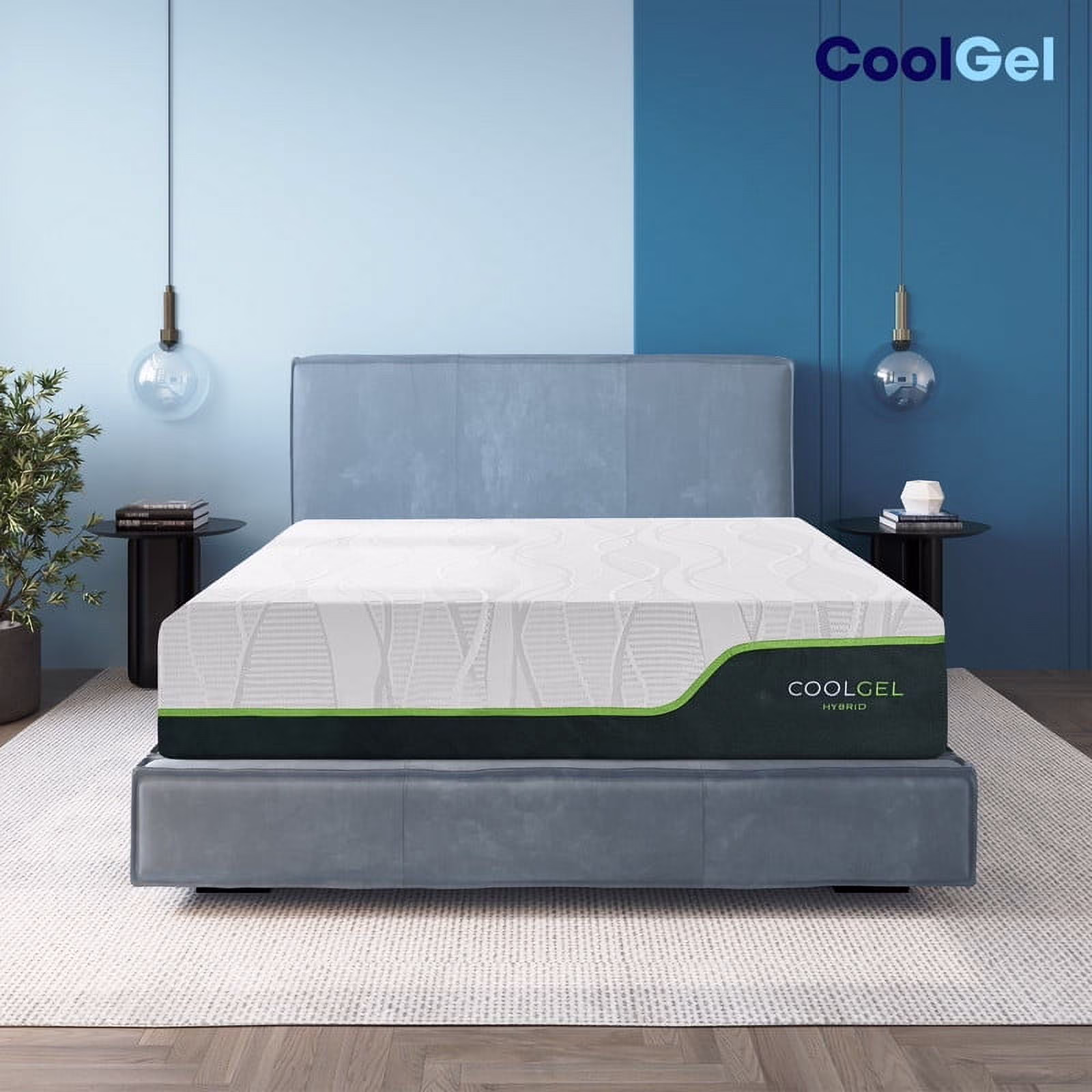 Gel Infused Mattress - Twin XL 14 inch Hypoallergenic