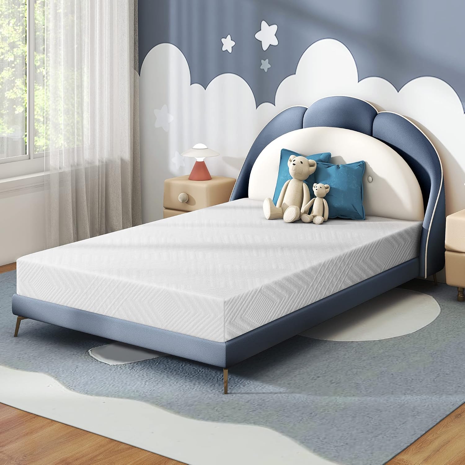 Gel Infused Mattress - Twin XL 6 inch Eco-friendly