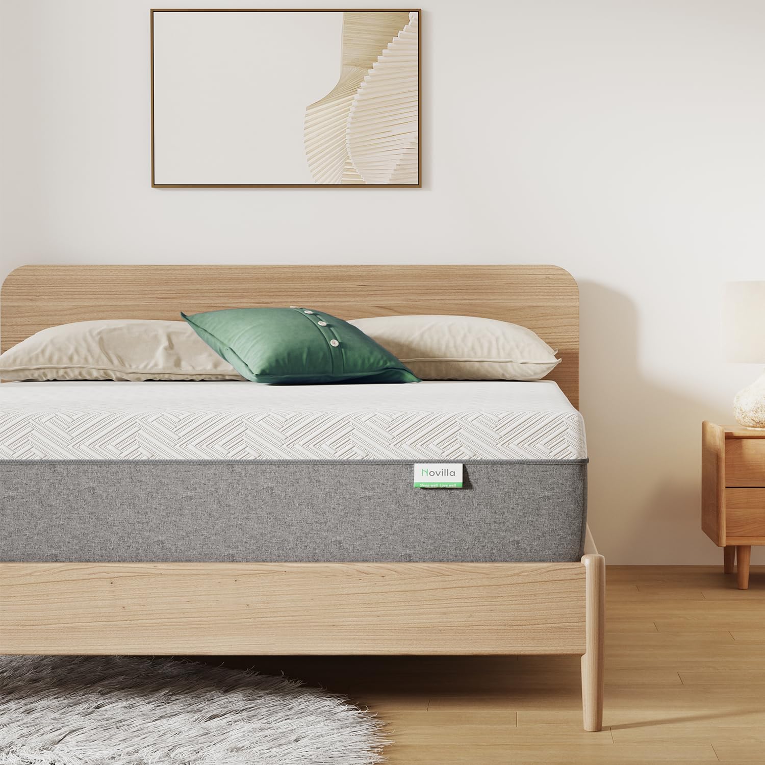 Gel Infused Mattress - Twin XL 6 inch Hypoallergenic