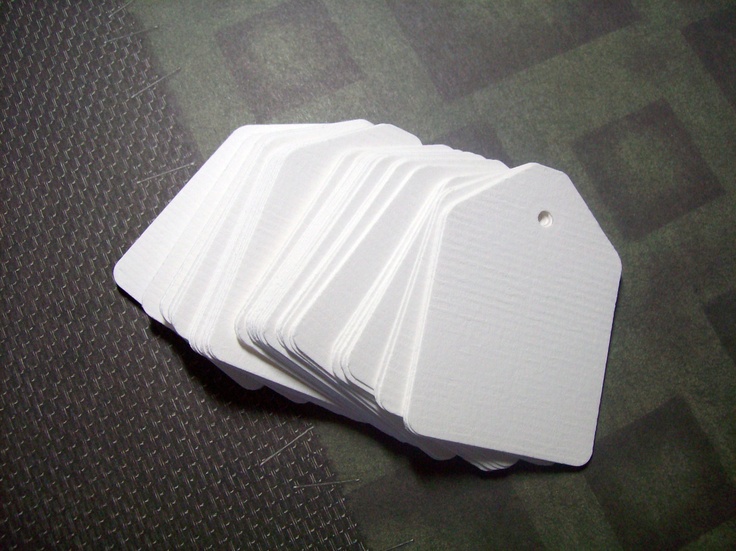 Gift Tags - 50 Pack - White