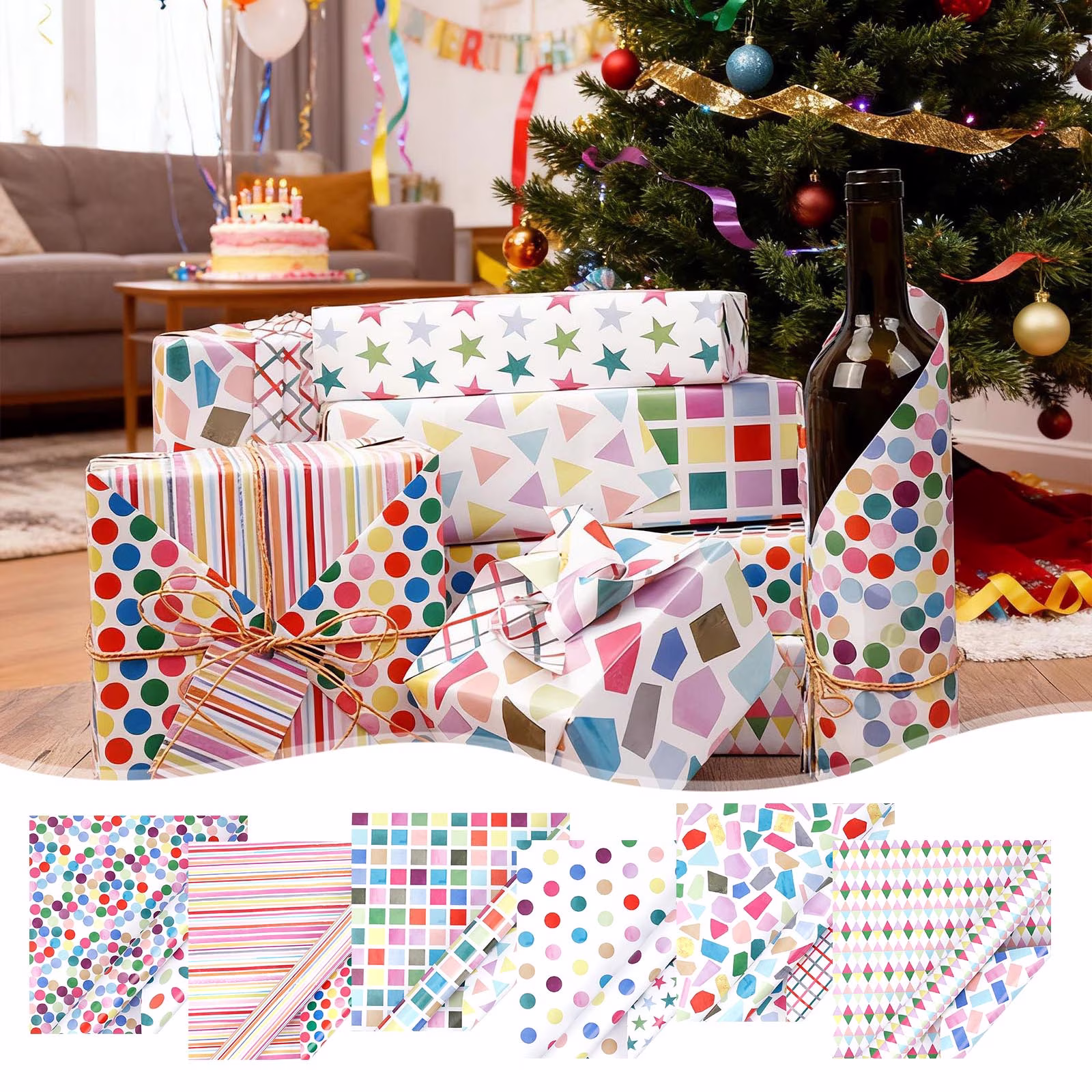 Gift Wrapping Paper - 20 Sheet Assorted