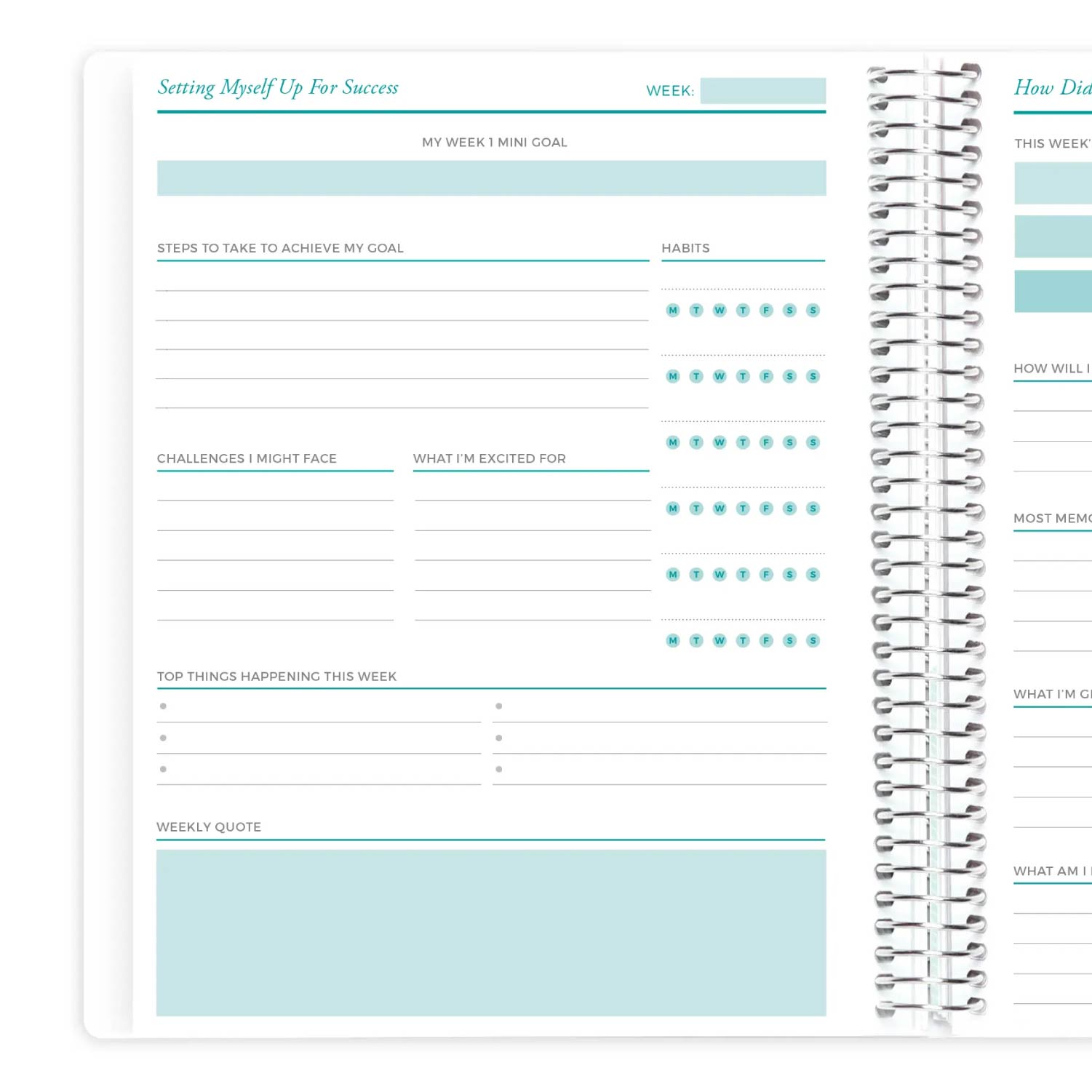 Goal Setting Notebook