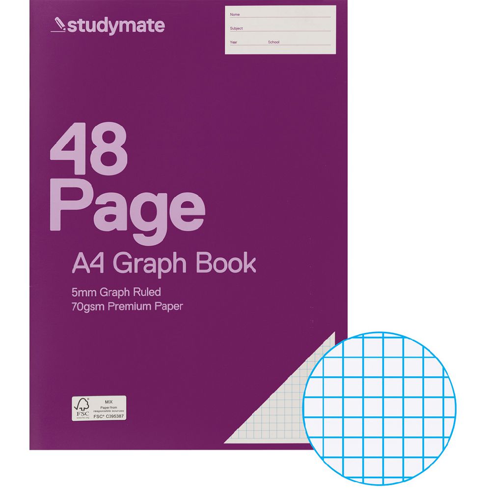 Graph Book - 48 Pages - UNEB Approved