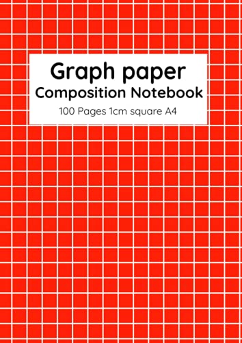 Graph Paper Notebook - A4 - 100 Pages