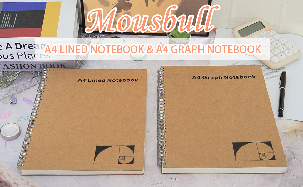 Graph Paper Notebook - A4 - 200 Pages