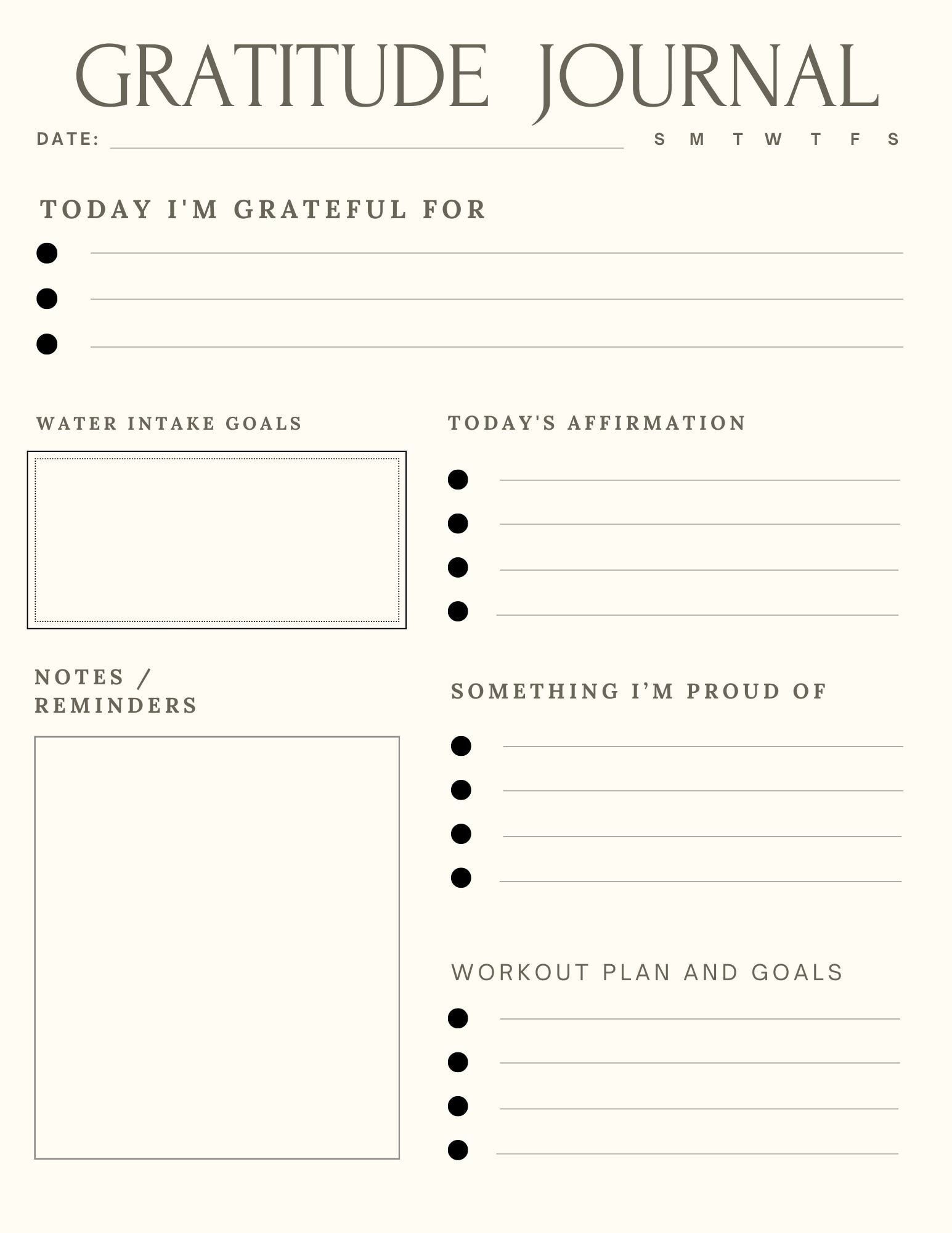 Gratitude Journal