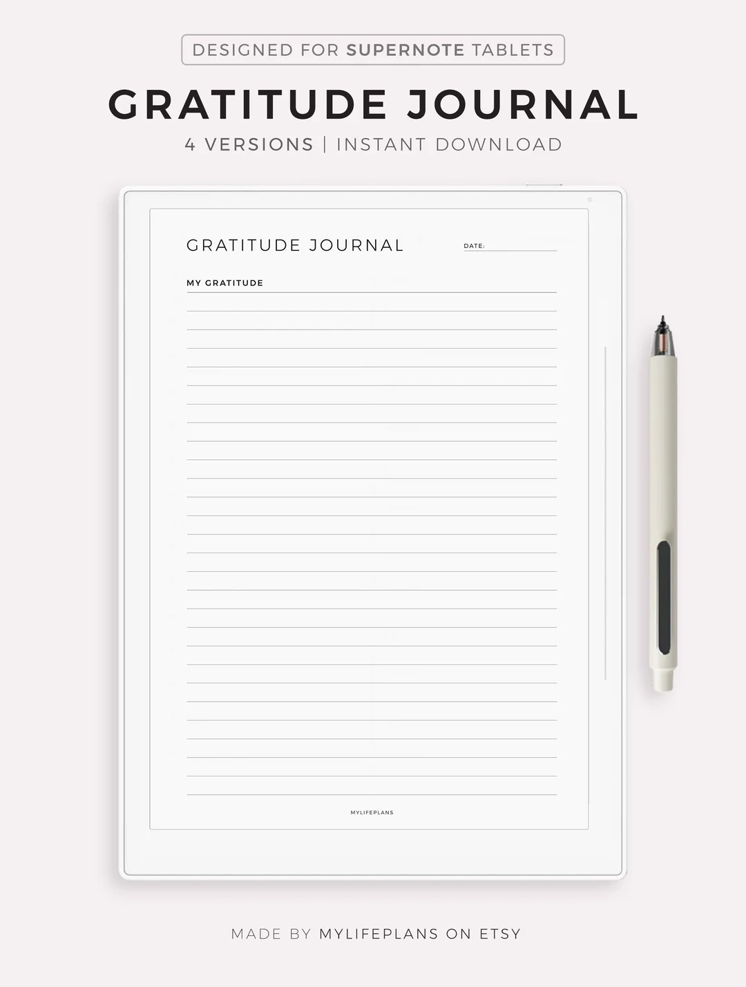Gratitude Notebook