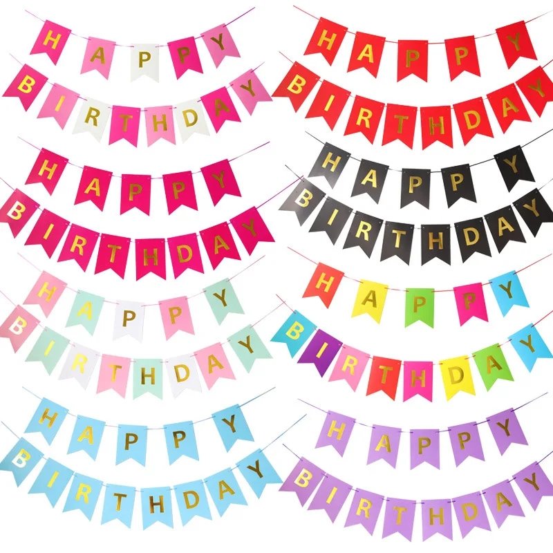 Happy Birthday Banner - Paper