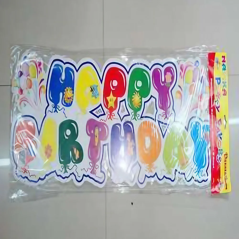 Happy Birthday Banner - Plastic
