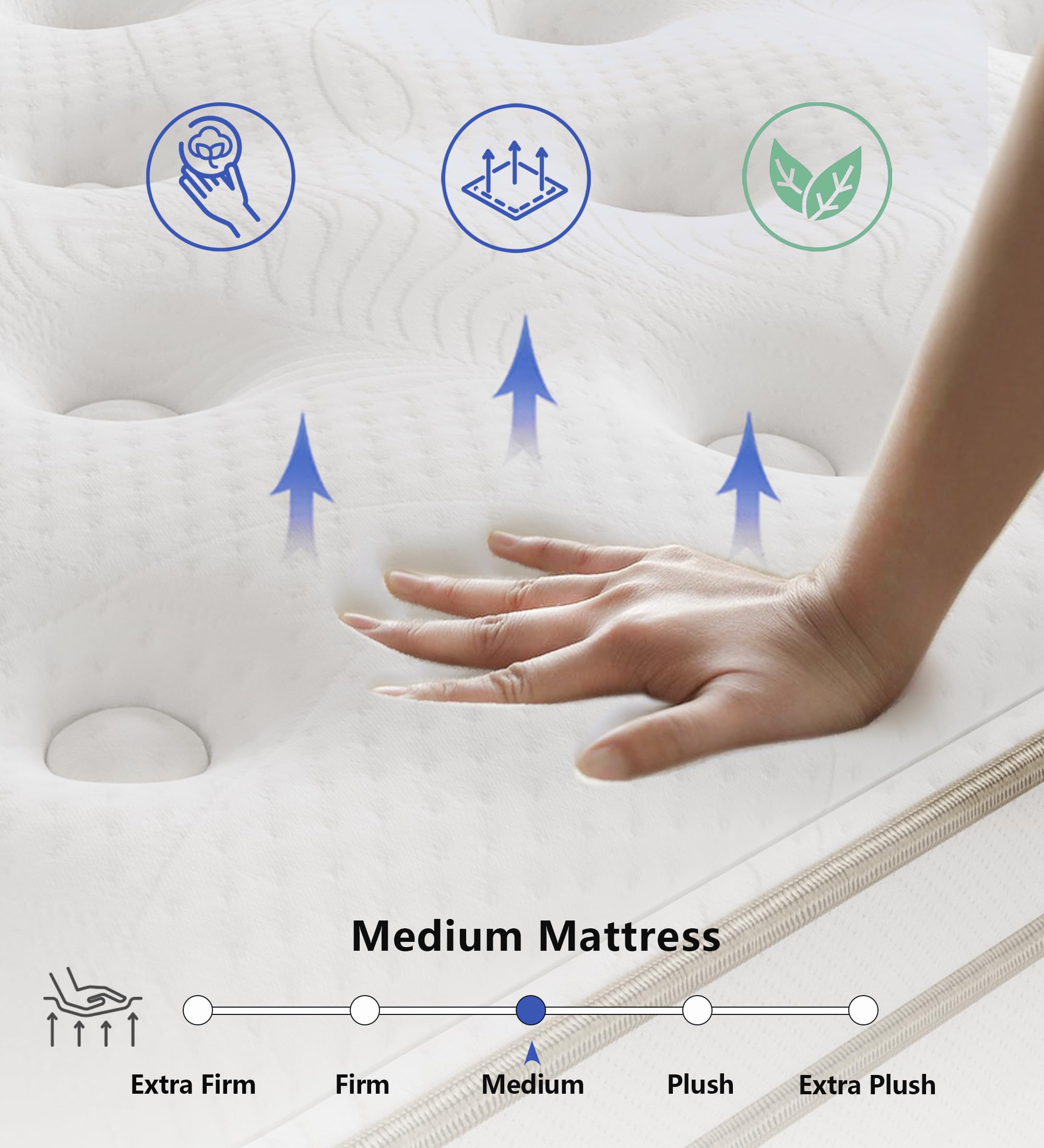 Hybrid Mattress - Full 10 inch Plush