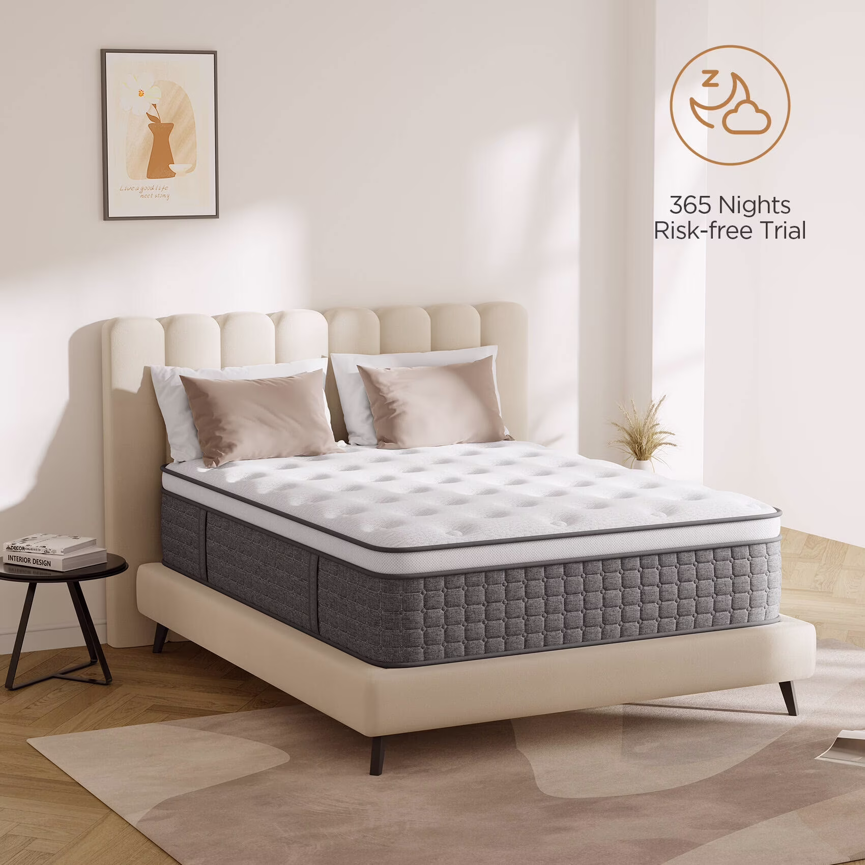 Hybrid Mattress - Full 12 inch Hypoallergenic