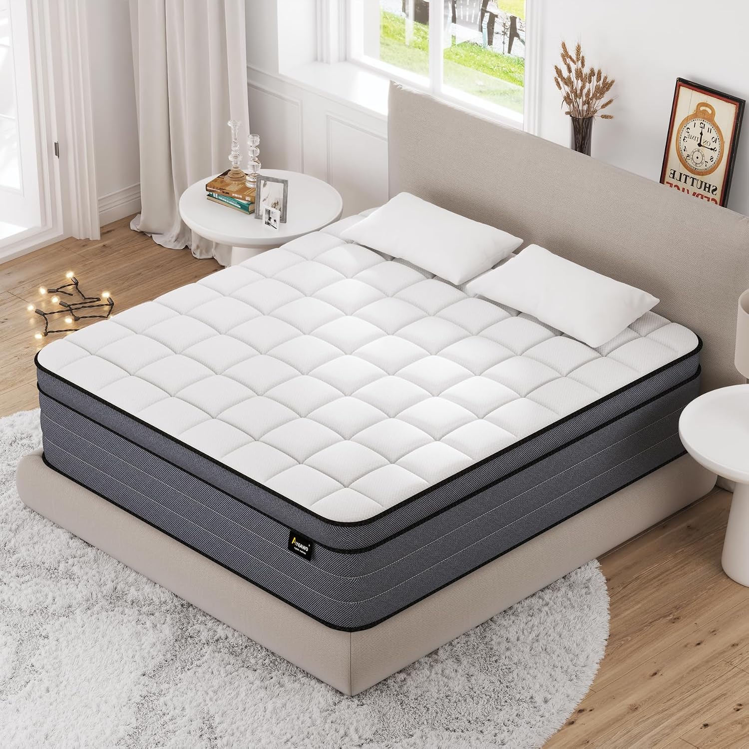 Hybrid Mattress - King 12 inch Firm Support