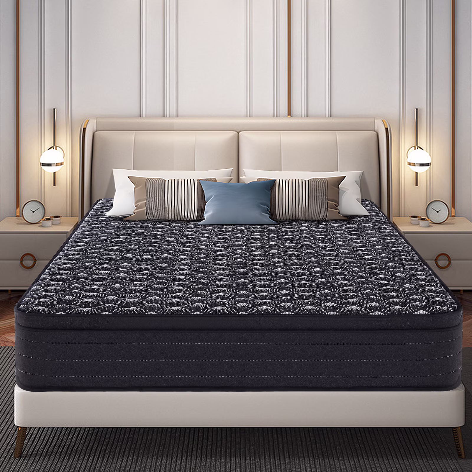 Hybrid Mattress - King 12 inch Hypoallergenic