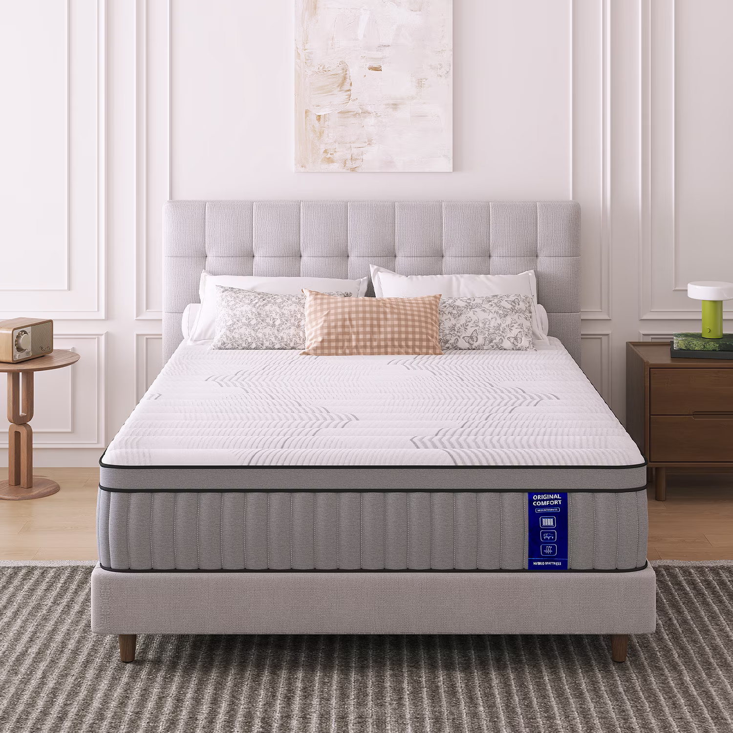 Hybrid Mattress - King 14 inch Hypoallergenic