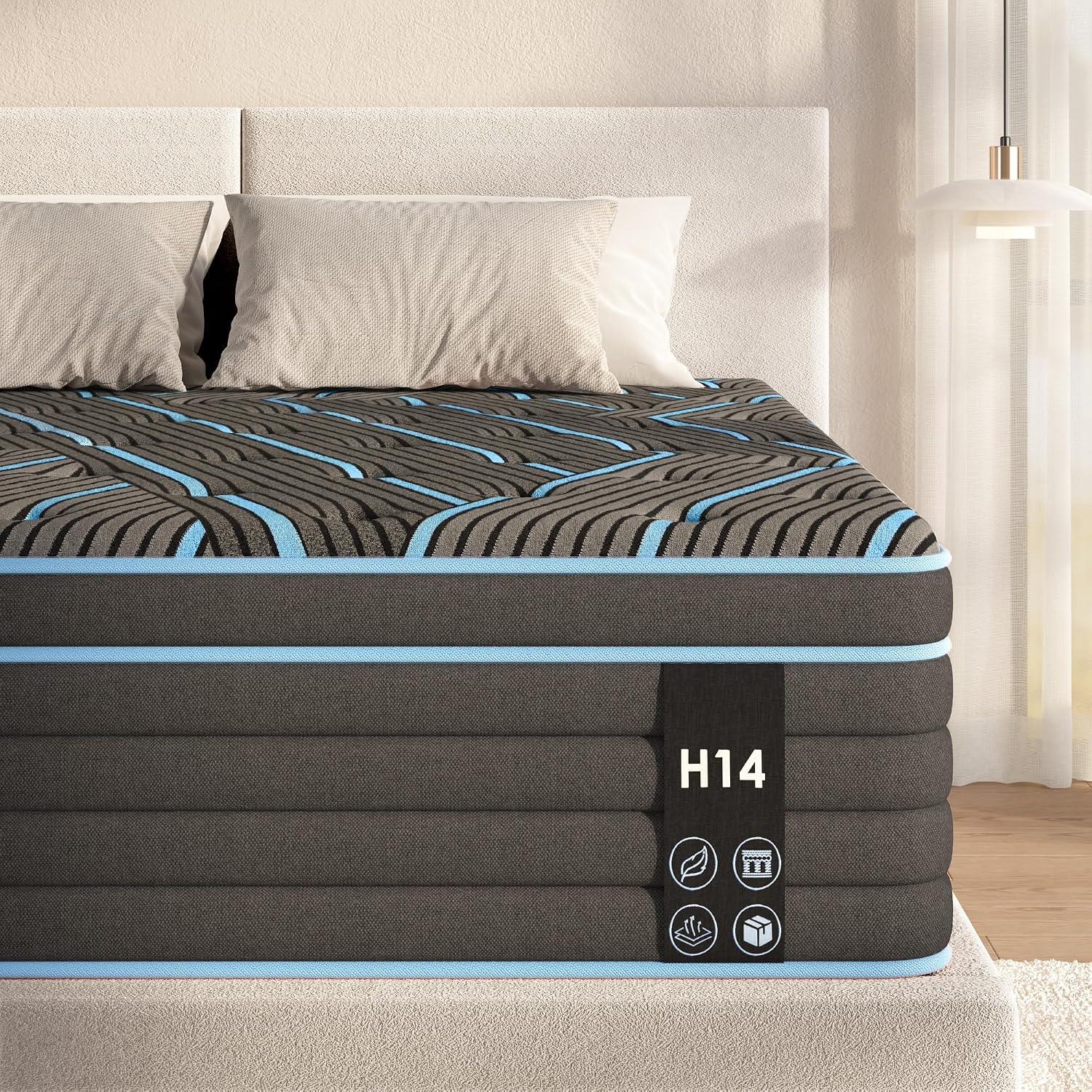 Hybrid Mattress - King 14 inch Medium Firm