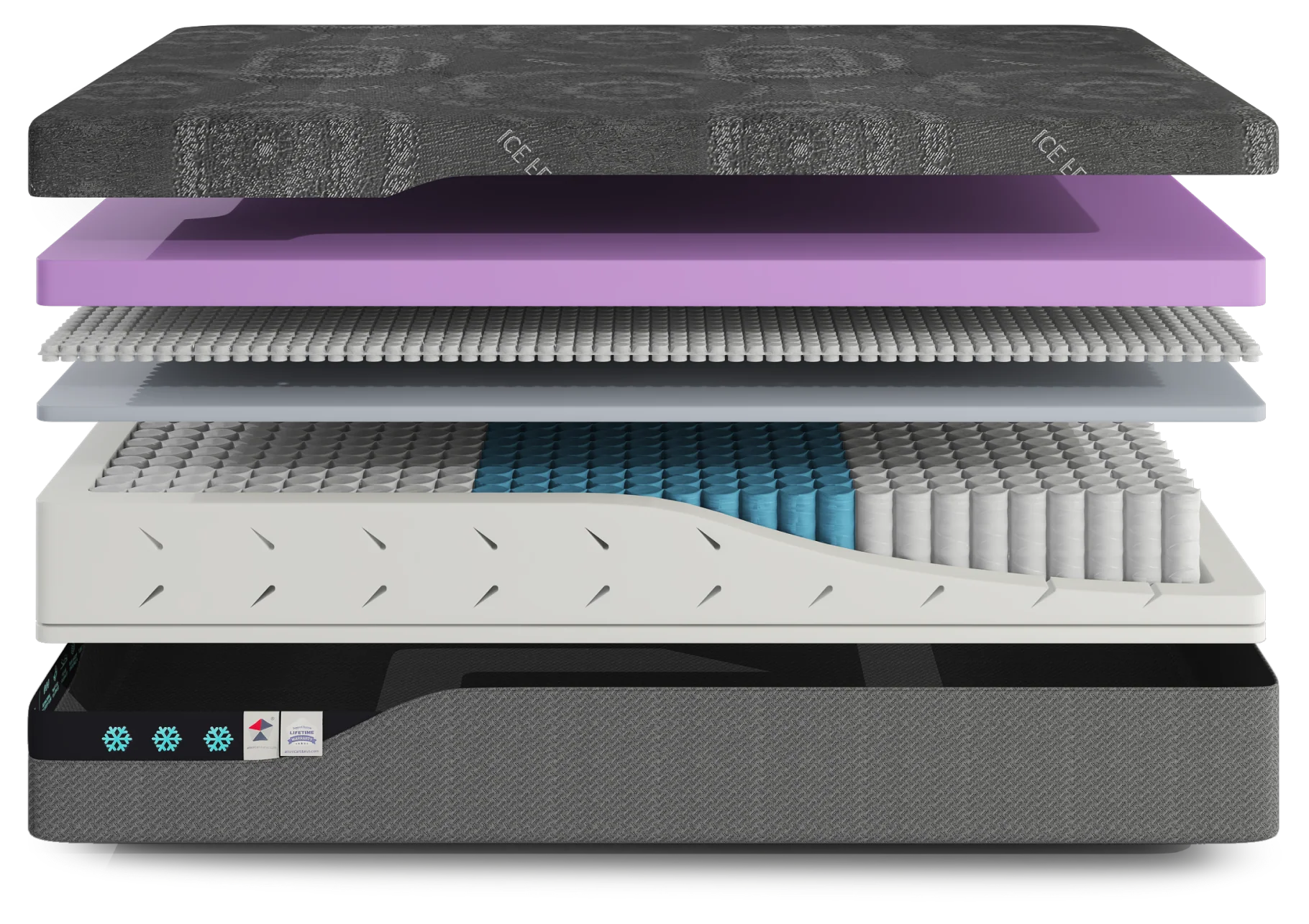 Hybrid Mattress - King 6 inch Cooling