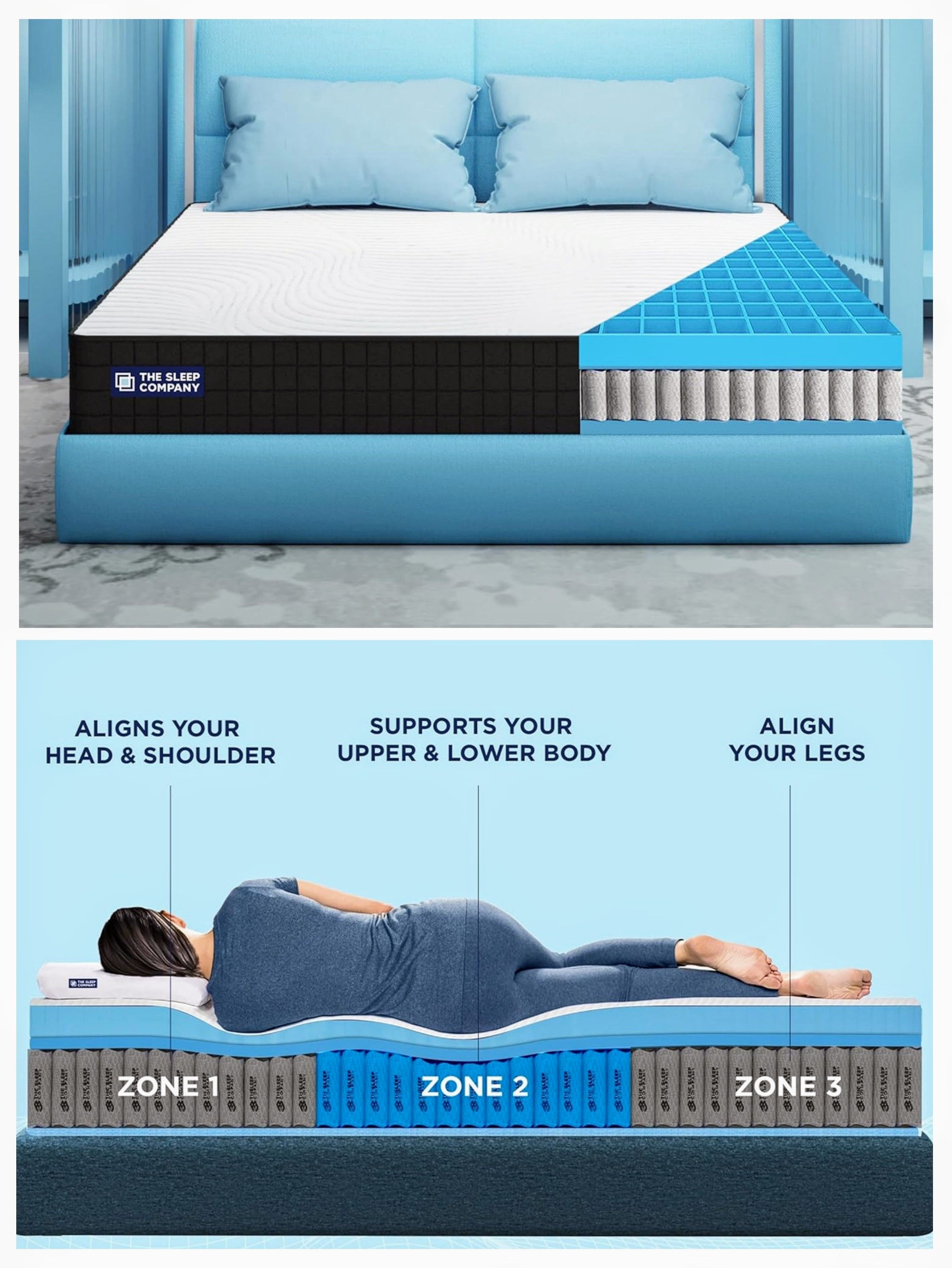 Hybrid Mattress - King 8 inch Plush