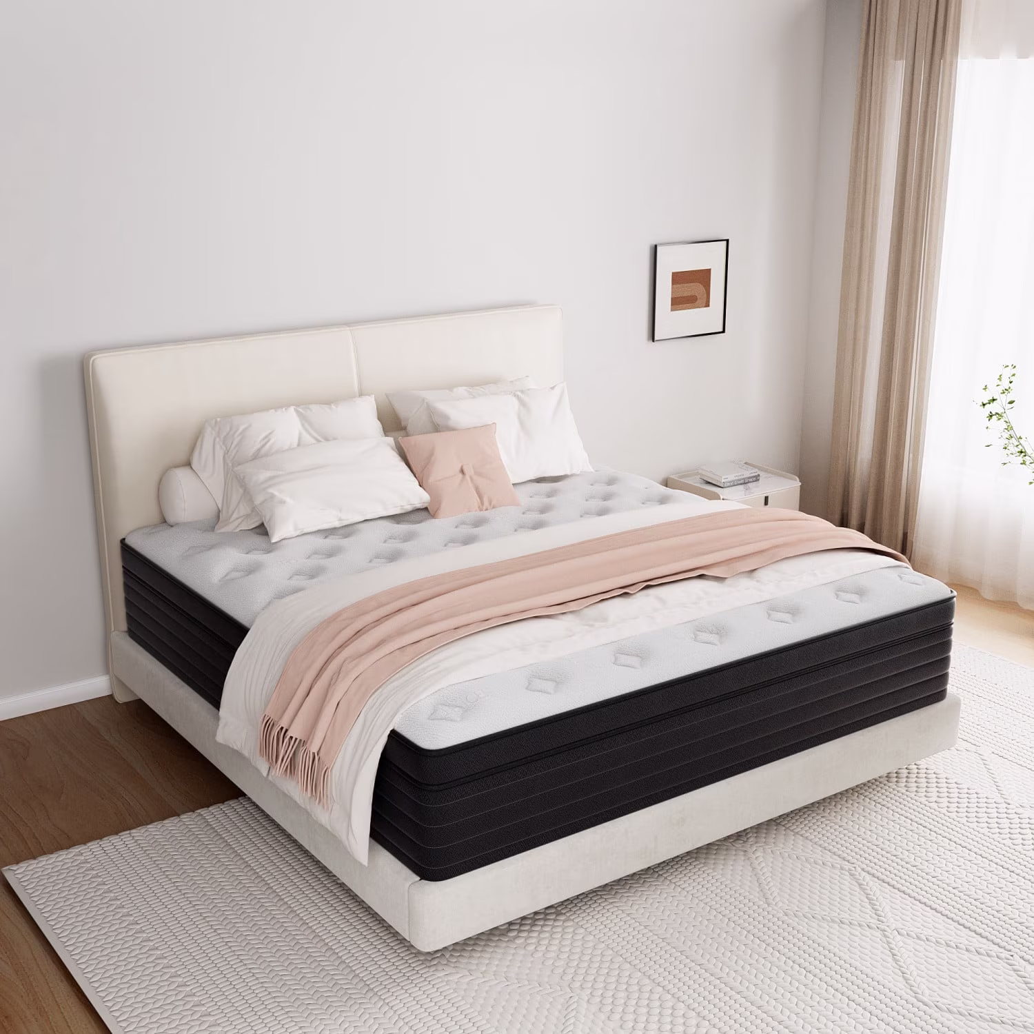 Hybrid Mattress - King 8 inch Plush