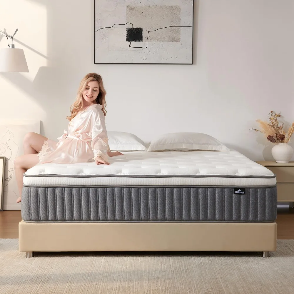 Hybrid Mattress - Queen 10 inch Hypoallergenic