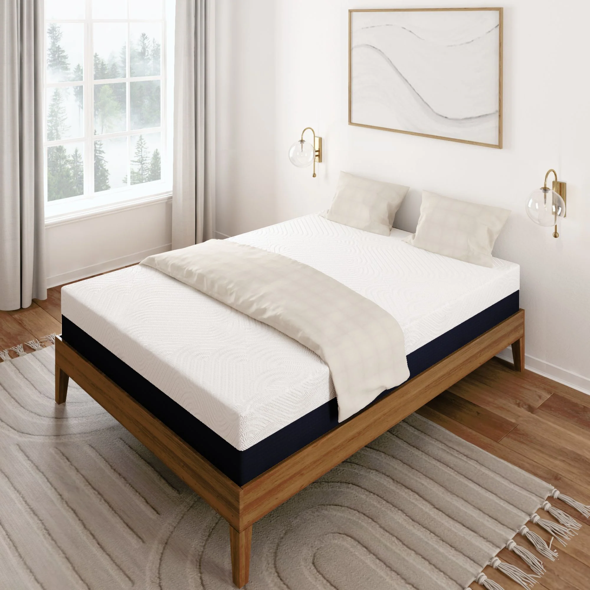 Hybrid Mattress - Queen 12 inch Hypoallergenic