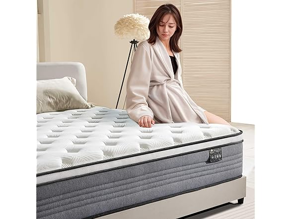Hybrid Mattress - Queen 14 inch Hypoallergenic