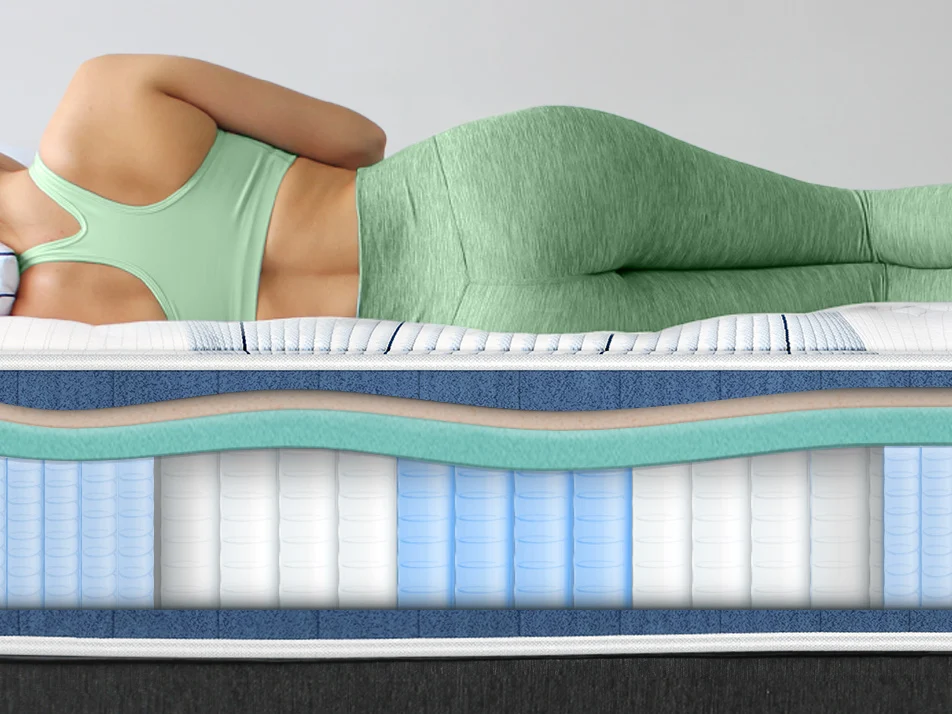 Hybrid Mattress - Single 6 inch Cooling