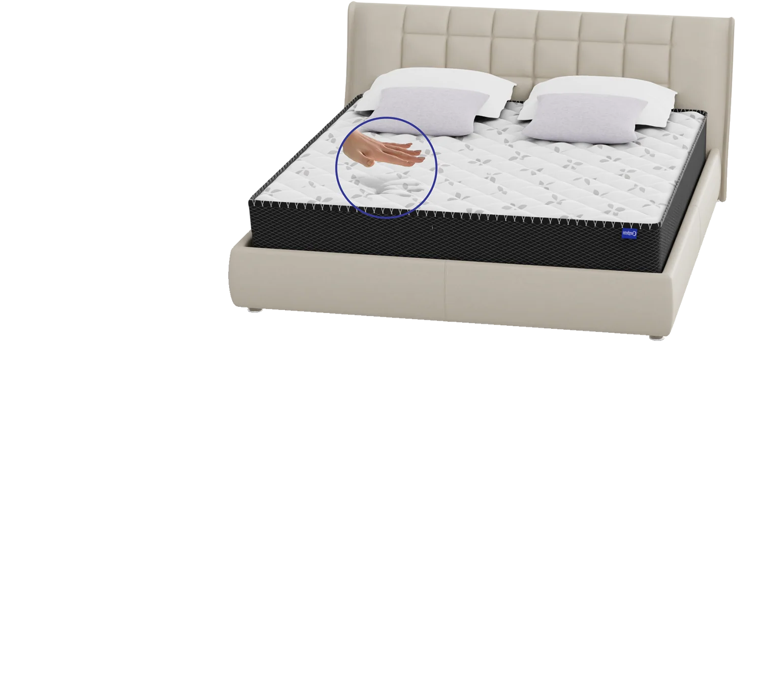 Hybrid Mattress - Single 8 inch Firm Support