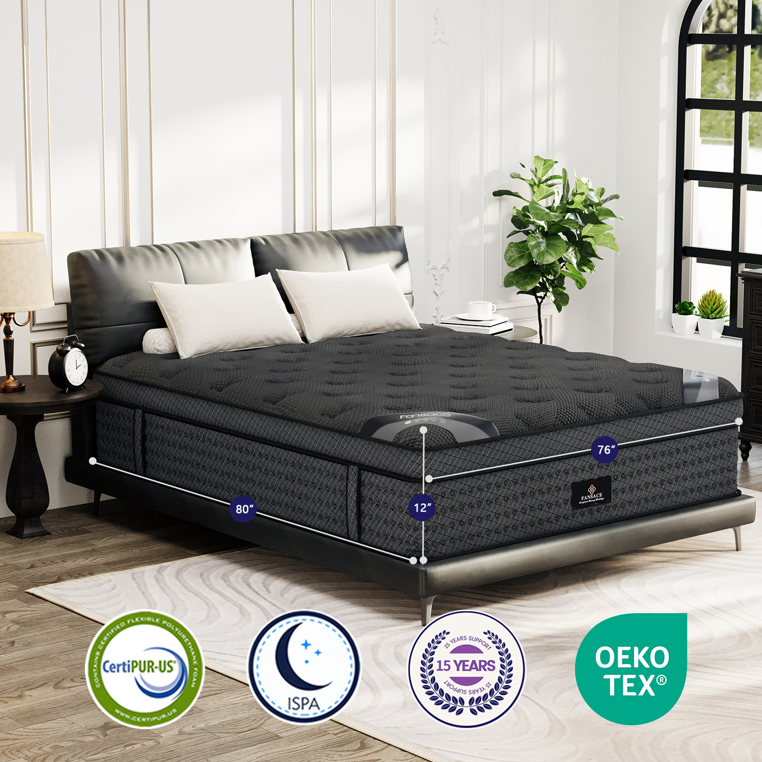 Hybrid Mattress - Super King 12 inch Cooling