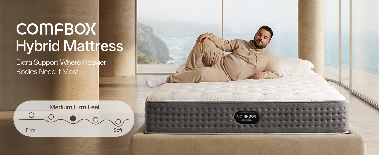 Hybrid Mattress - Super King 14 inch Medium Firm