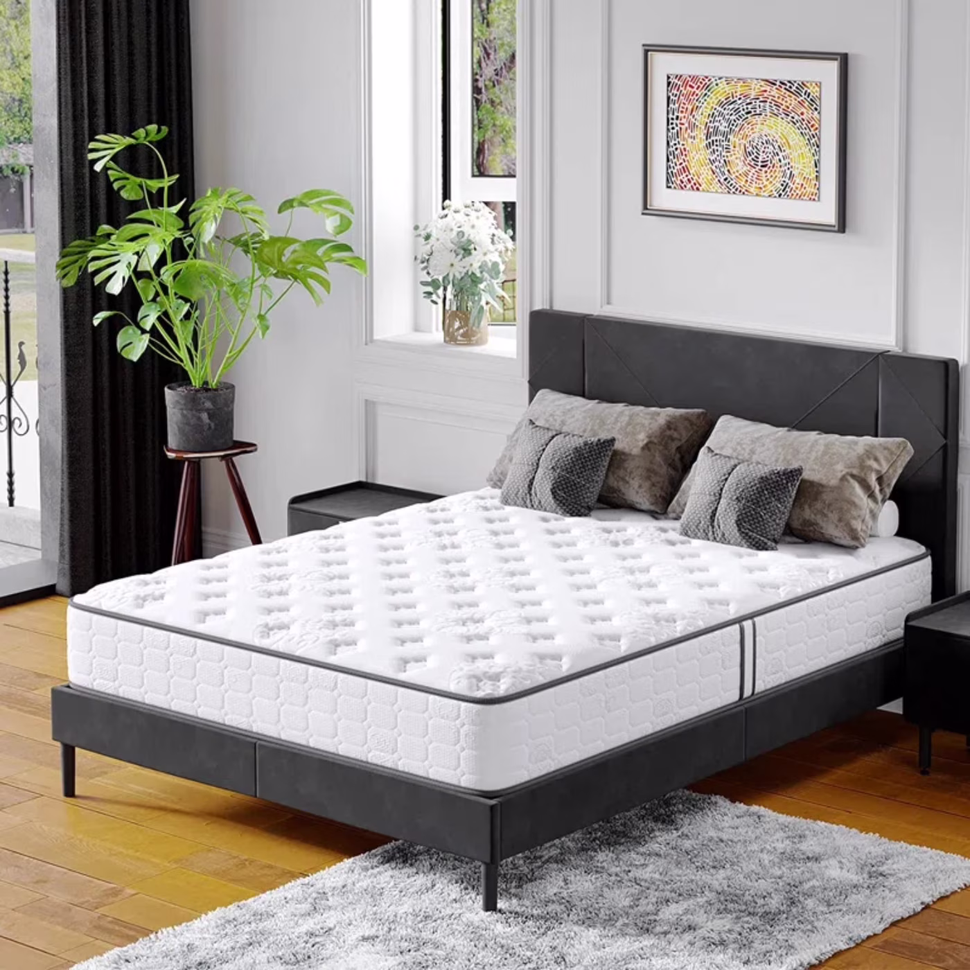 Hybrid Mattress - Twin XL 10 inch Hypoallergenic