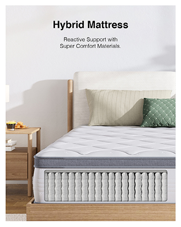 Hybrid Mattress - Twin XL 8 inch Medium Firm