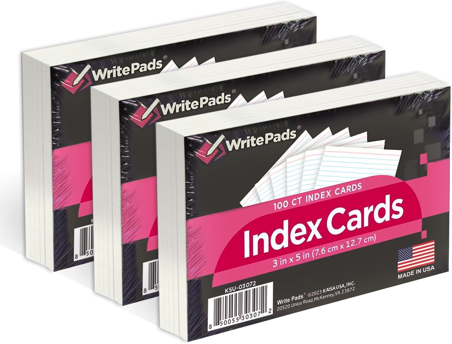 Index Cards - 3x5 inch - 100 Pack