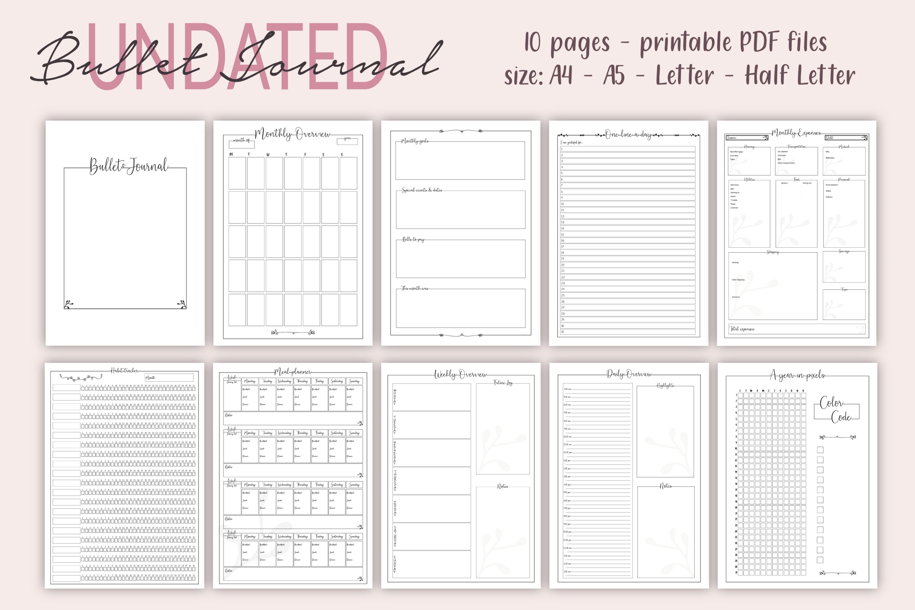 Journal Planner