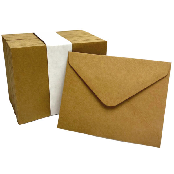 Kraft Envelope - A4 - 100 Pack - Brown