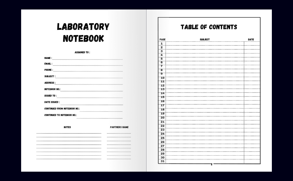 Lab Notebook