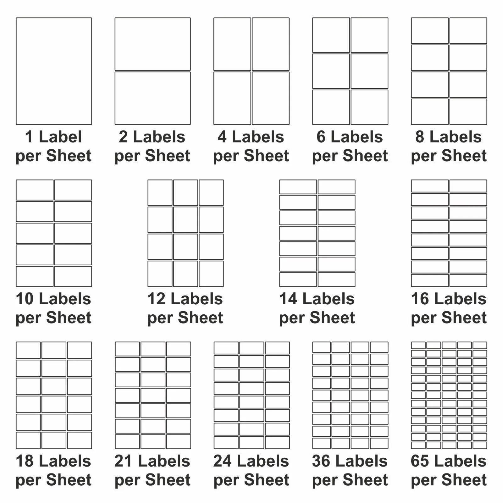 Labels A4