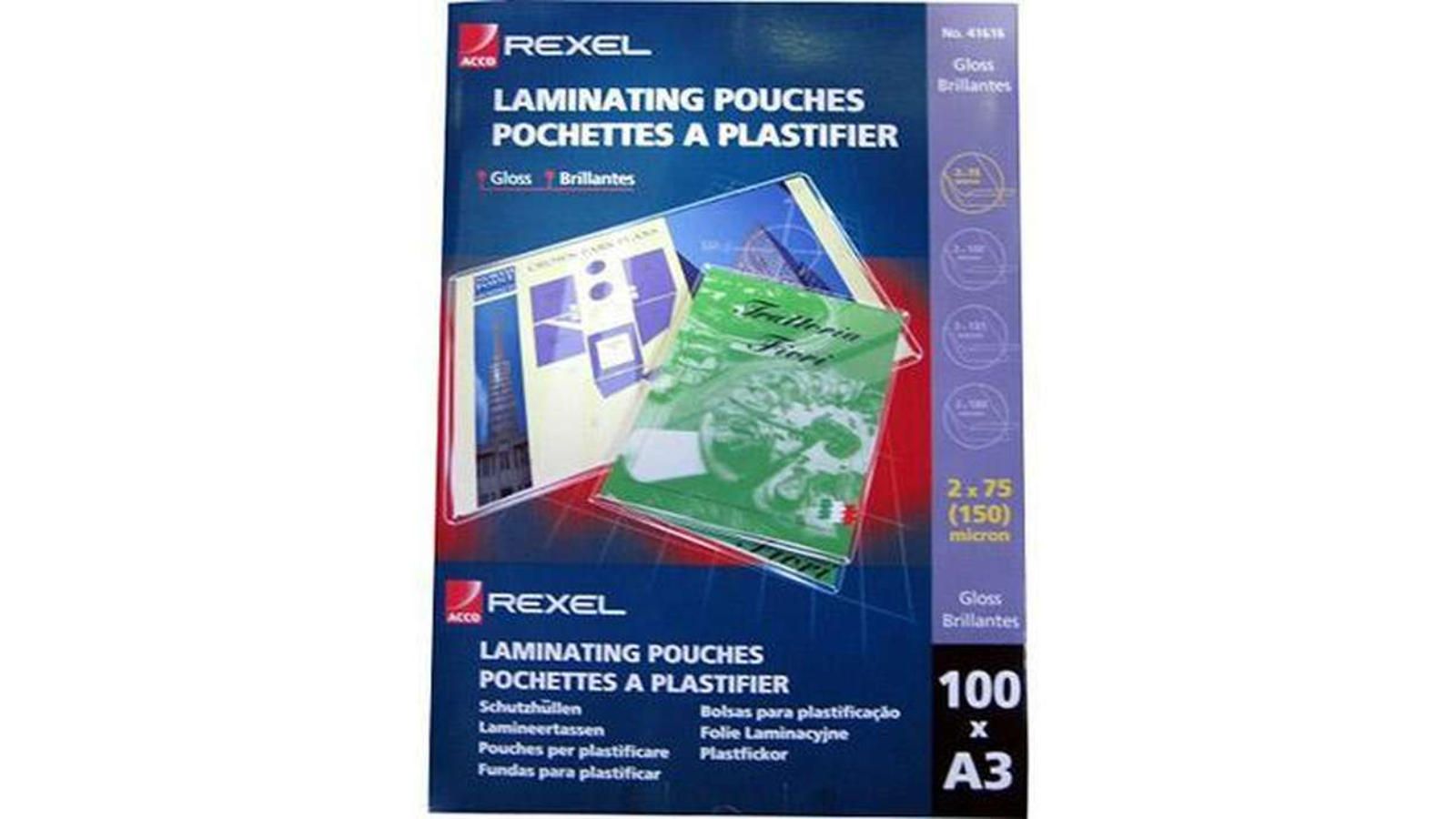 Laminating Pouches - A3 - 100 Micron - 100 Pack