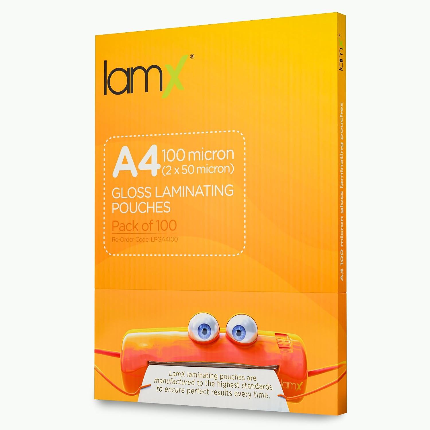 Laminating Pouches - A4 - 100 Micron - 100 Pack