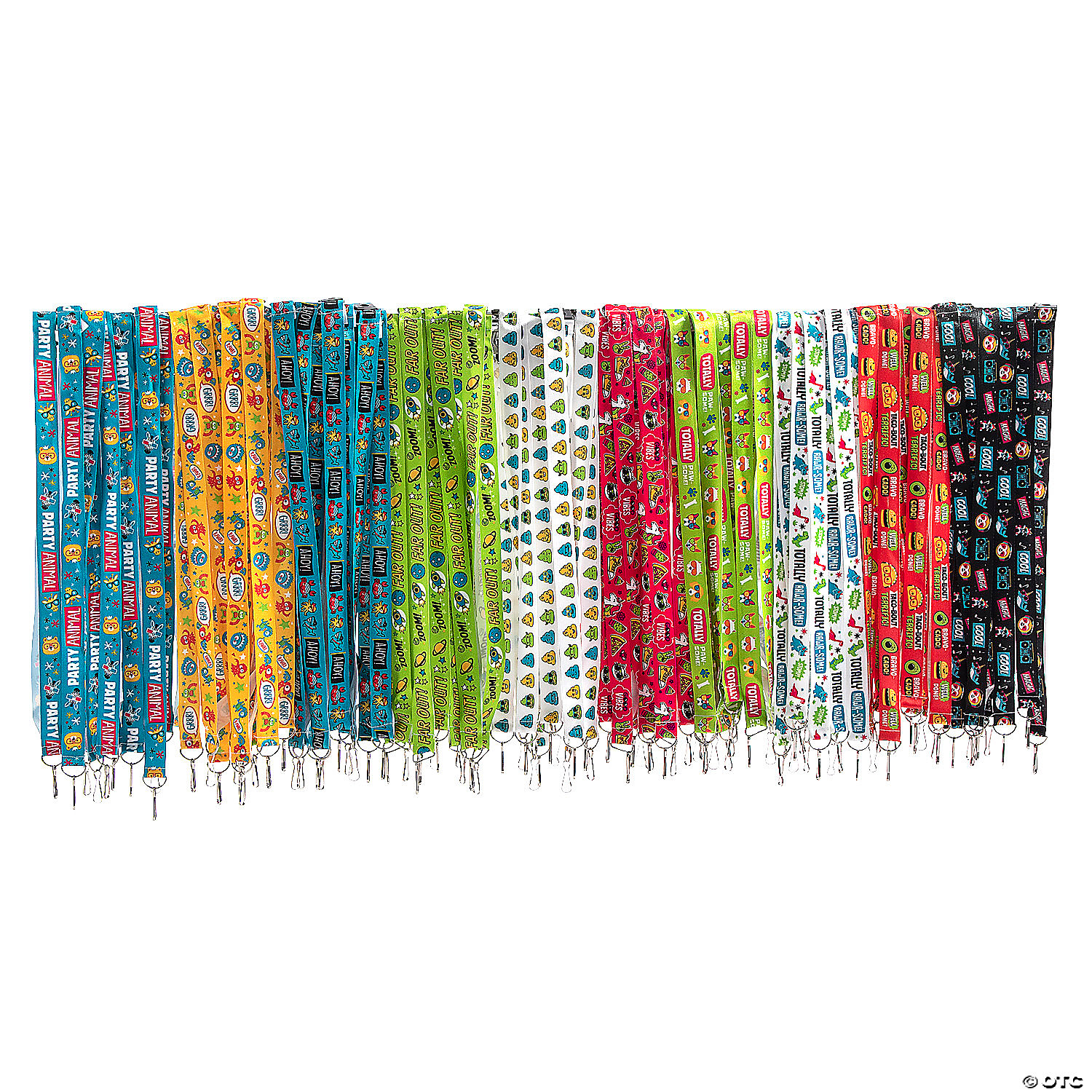 Lanyard - 100 Pack - Assorted Colors
