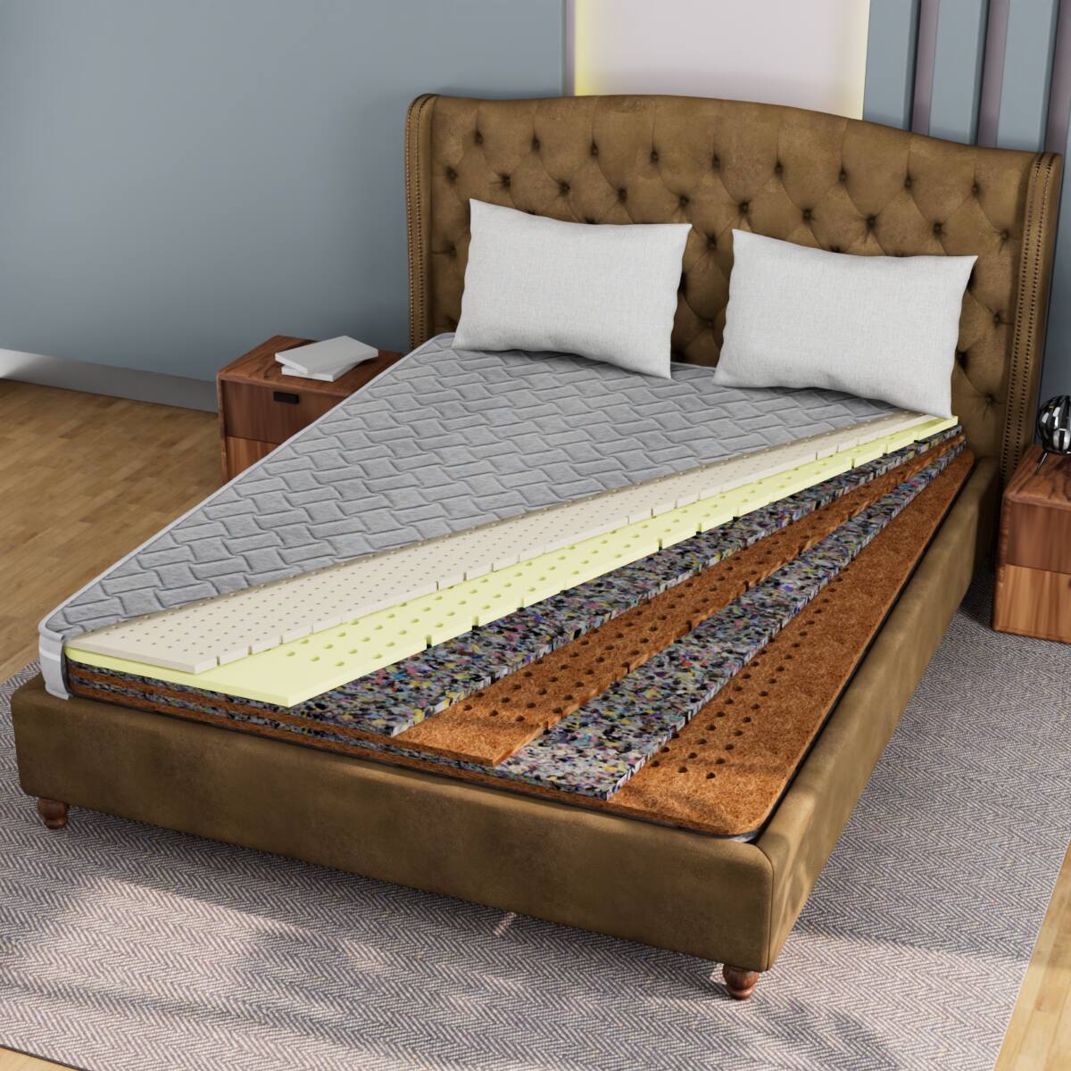 Latex Mattress - Double 8 inch Cooling