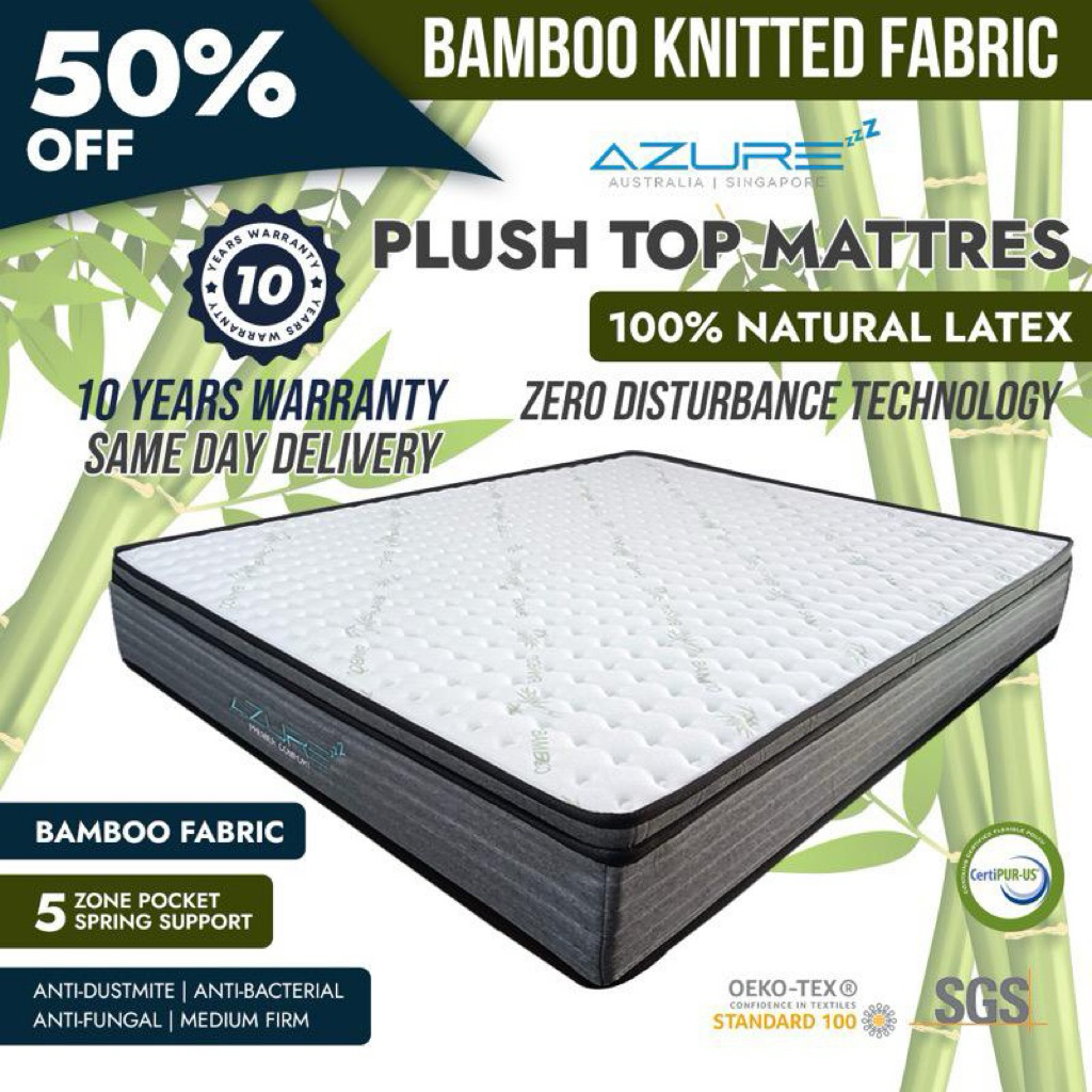 Latex Mattress - Full 10 inch Plush
