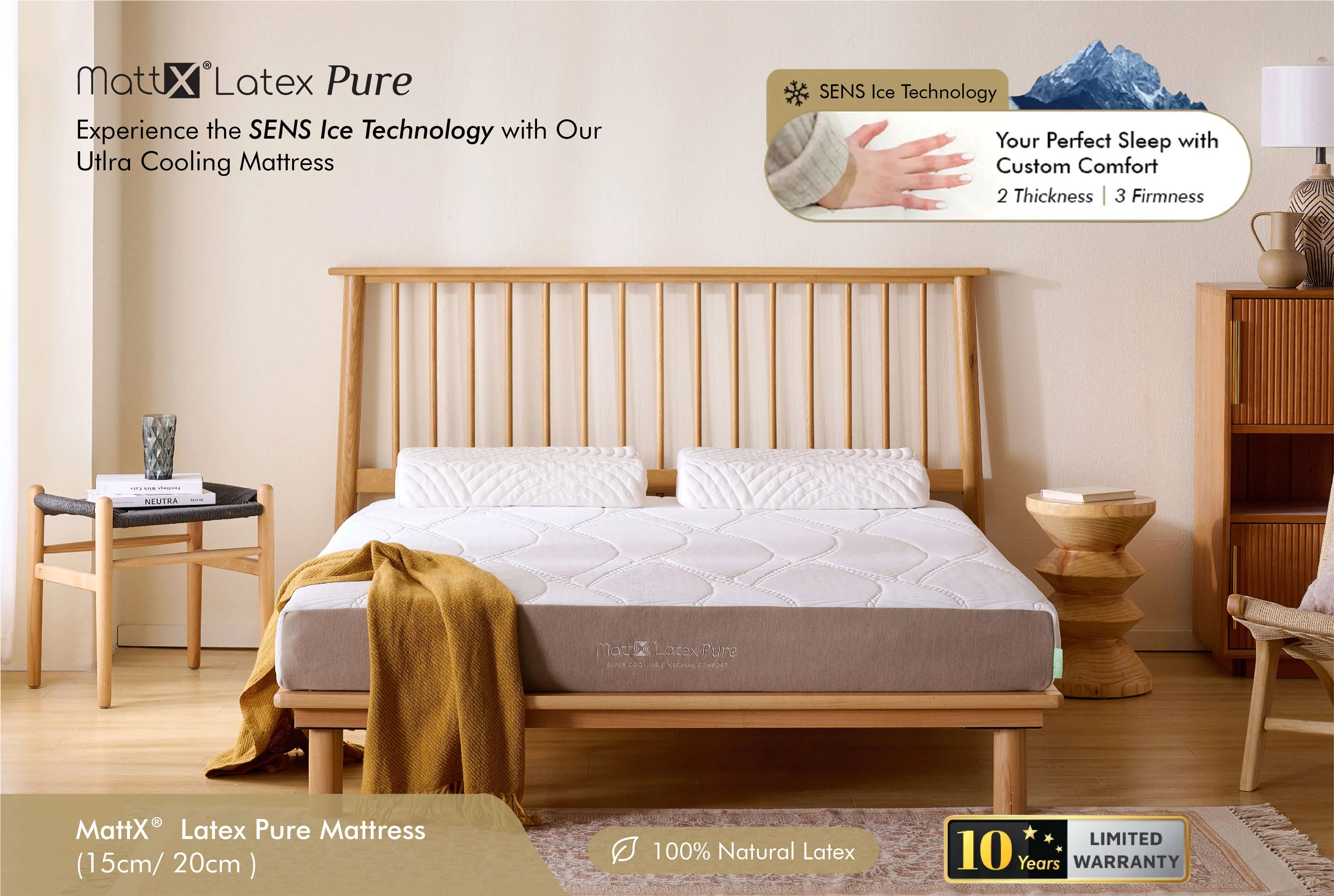 Latex Mattress - Full 14 inch Eco-friendly