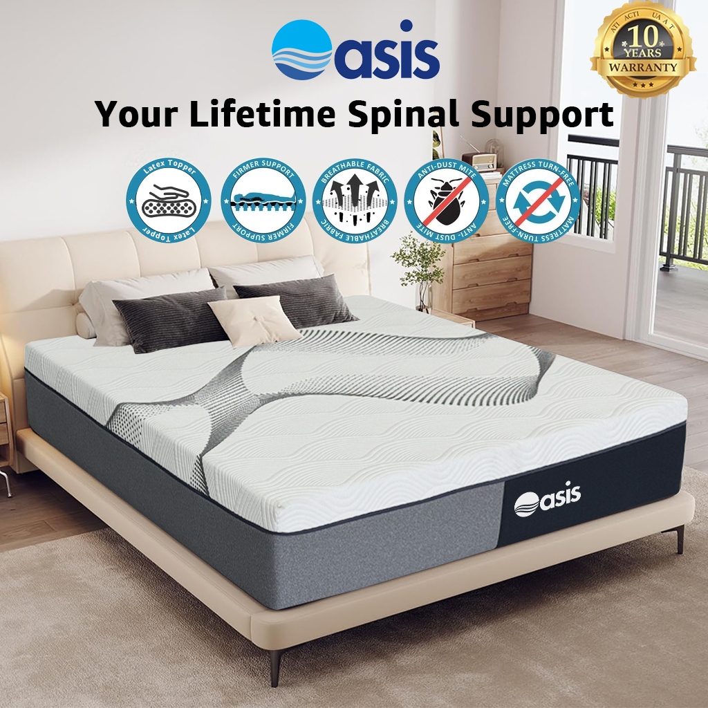 Latex Mattress - King 10 inch Cooling