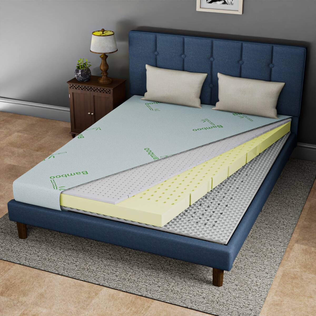 Latex Mattress - Queen 6 inch Cooling