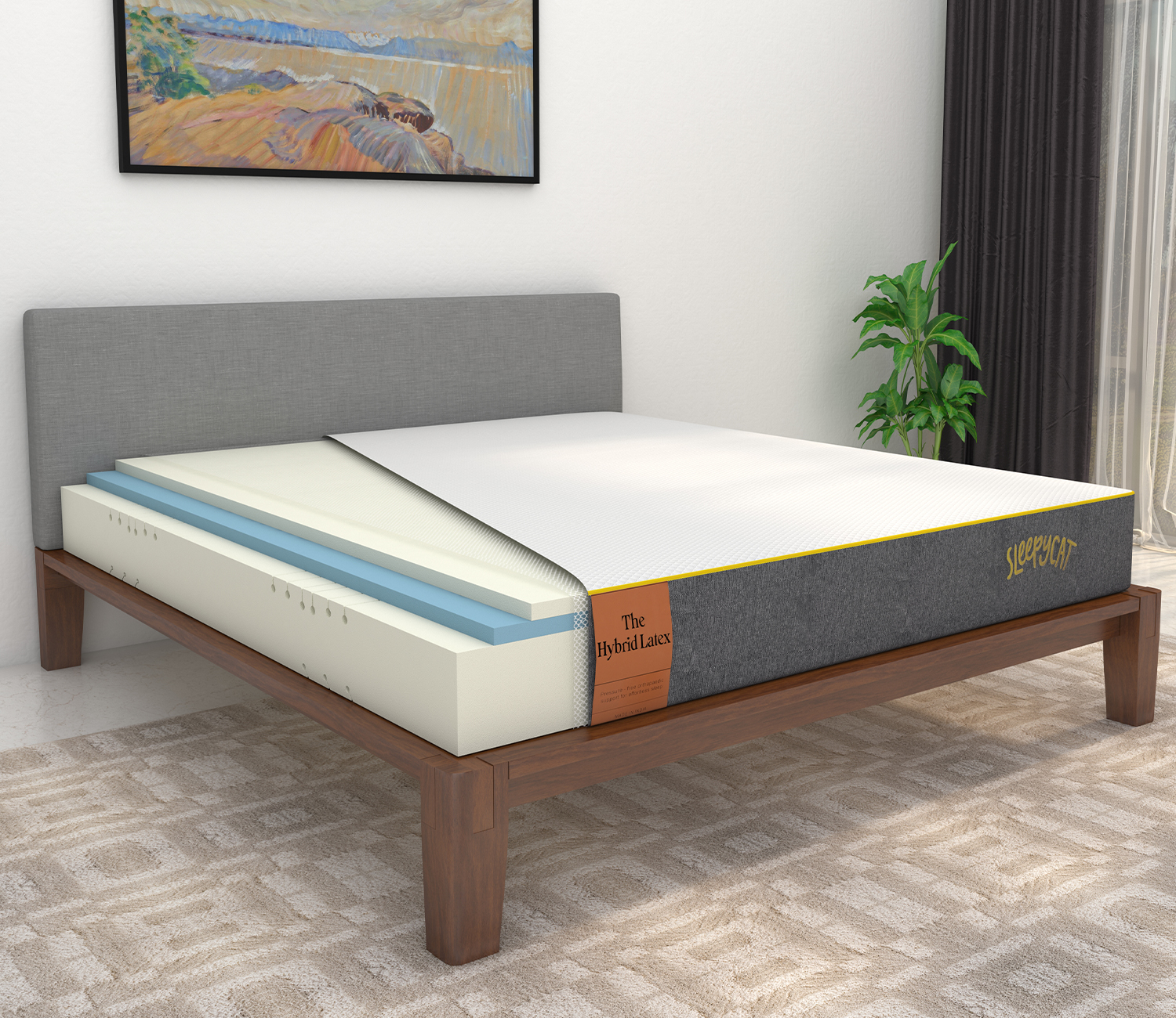 Latex Mattress - Super King 6 inch Firm Support
