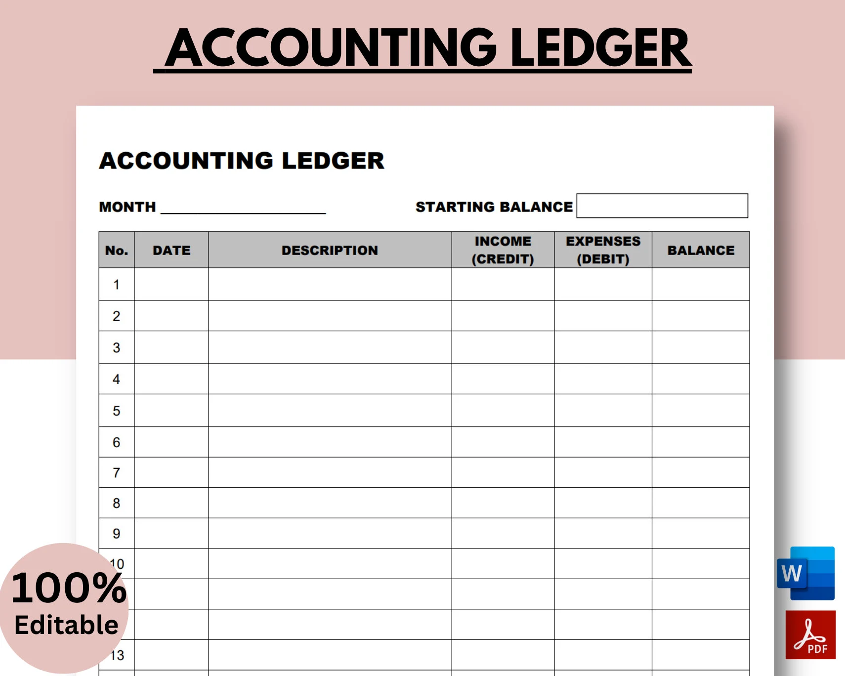 Ledger Book